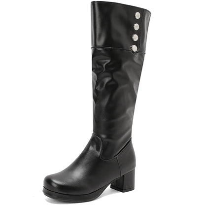 Groovy Goony Knee High Boot Heels