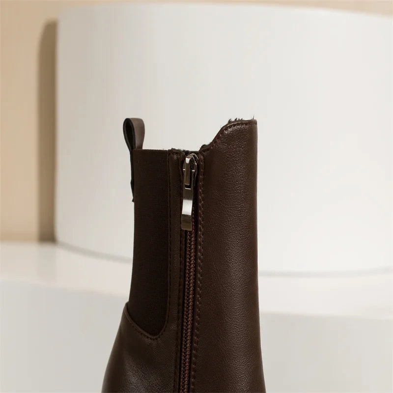 Stomp And Stare Ankle Boot Heels