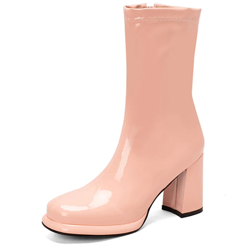 Call Me Candy Ankle Boot Heels