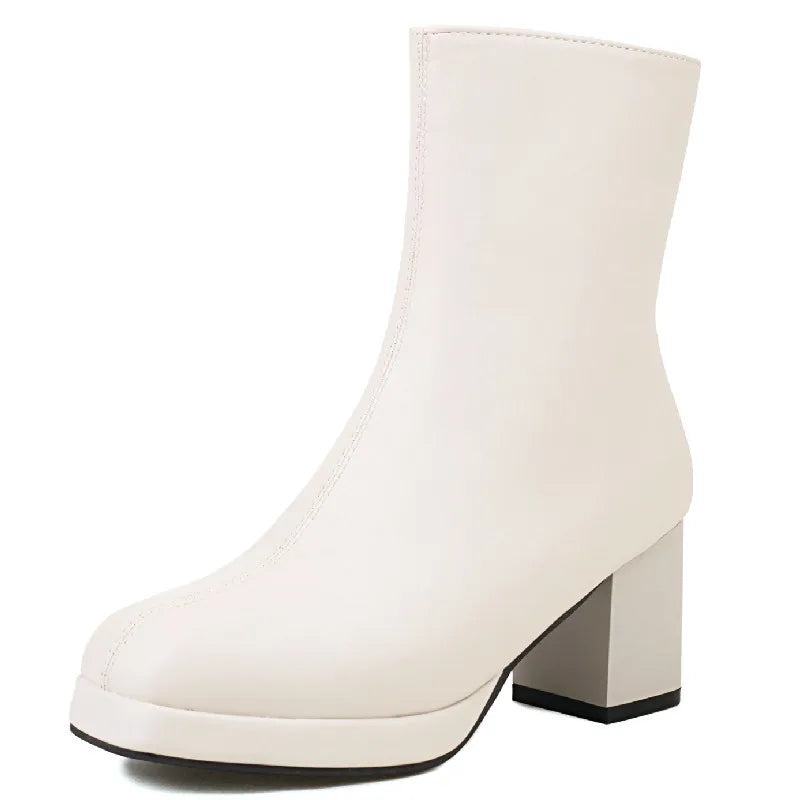 Late Nights In London Ankle Boot Heels