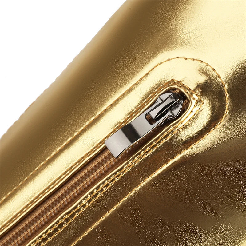 Give Me Groovy Knee High Boot Heels