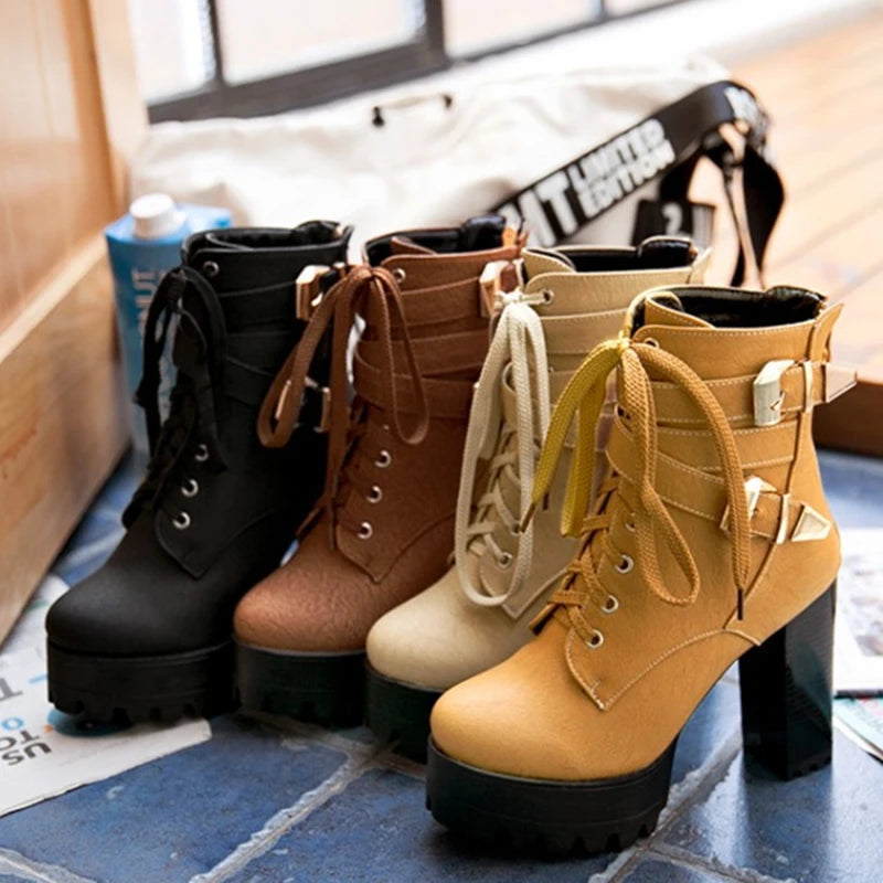 Buckle Boi Ankle Boot Heels