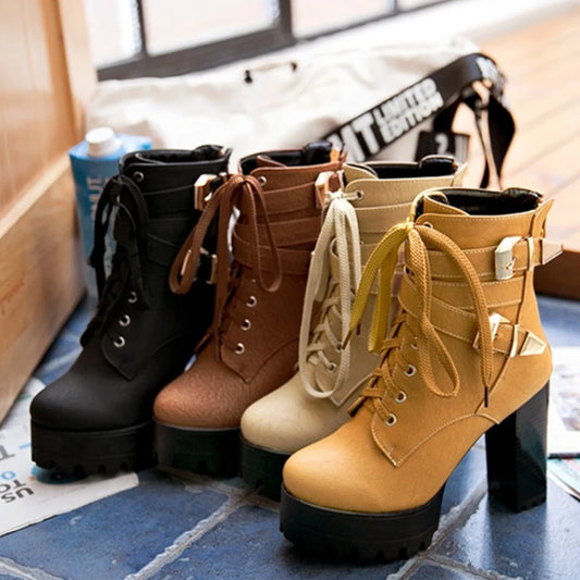 Buckle Boi Ankle Boot Heels