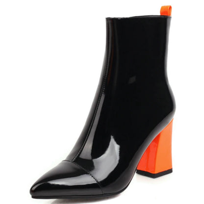 Candy Coated Neon Ankle Boot Heels