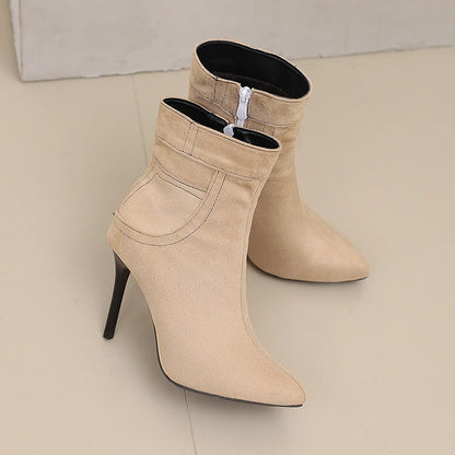 Savvy Skinny Jean Ankle Boot Heels