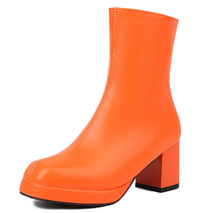Late Nights In London Ankle Boot Heels