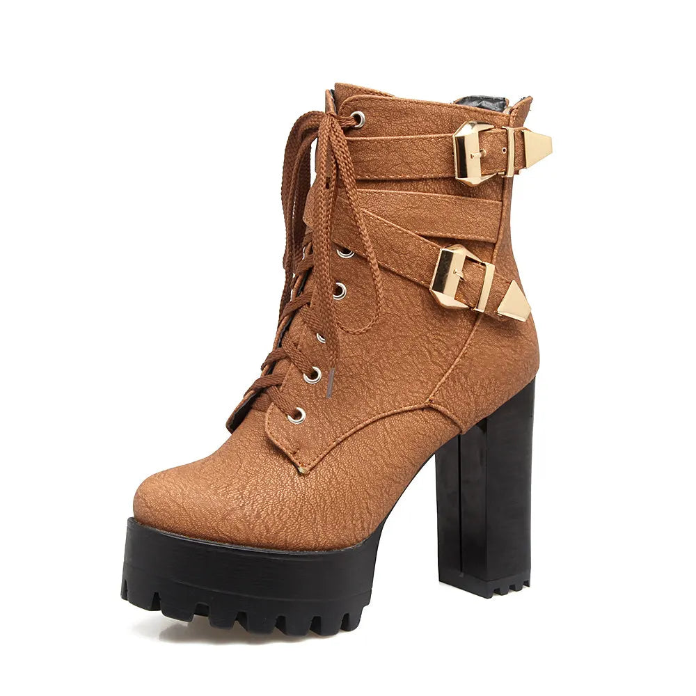 Buckle Boi Ankle Boot Heels