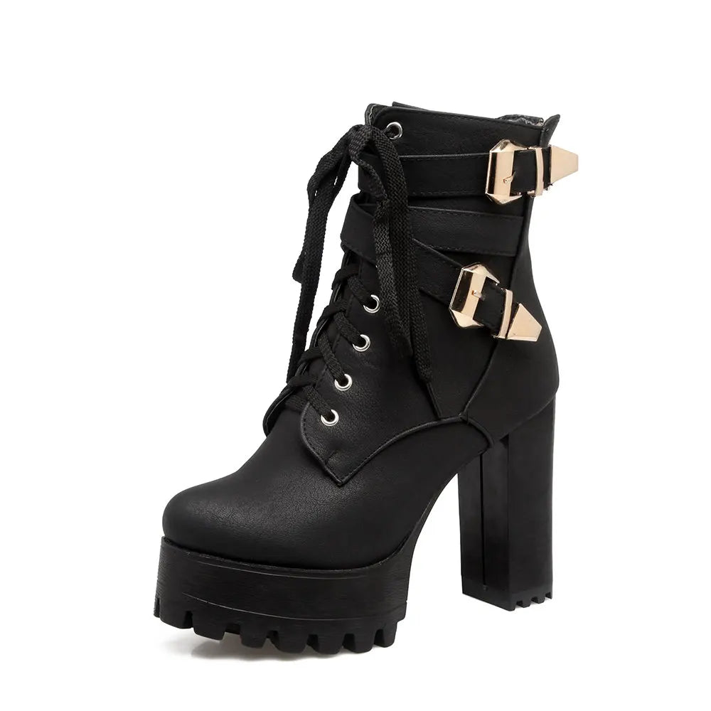 Buckle Boi Ankle Boot Heels