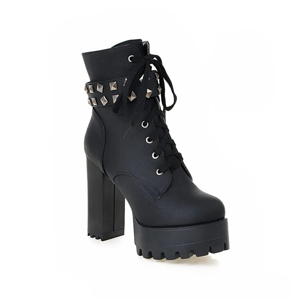Buckled Up Baddie Boot Heels
