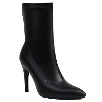 Glossy Glam Girl Ankle Boot Heels