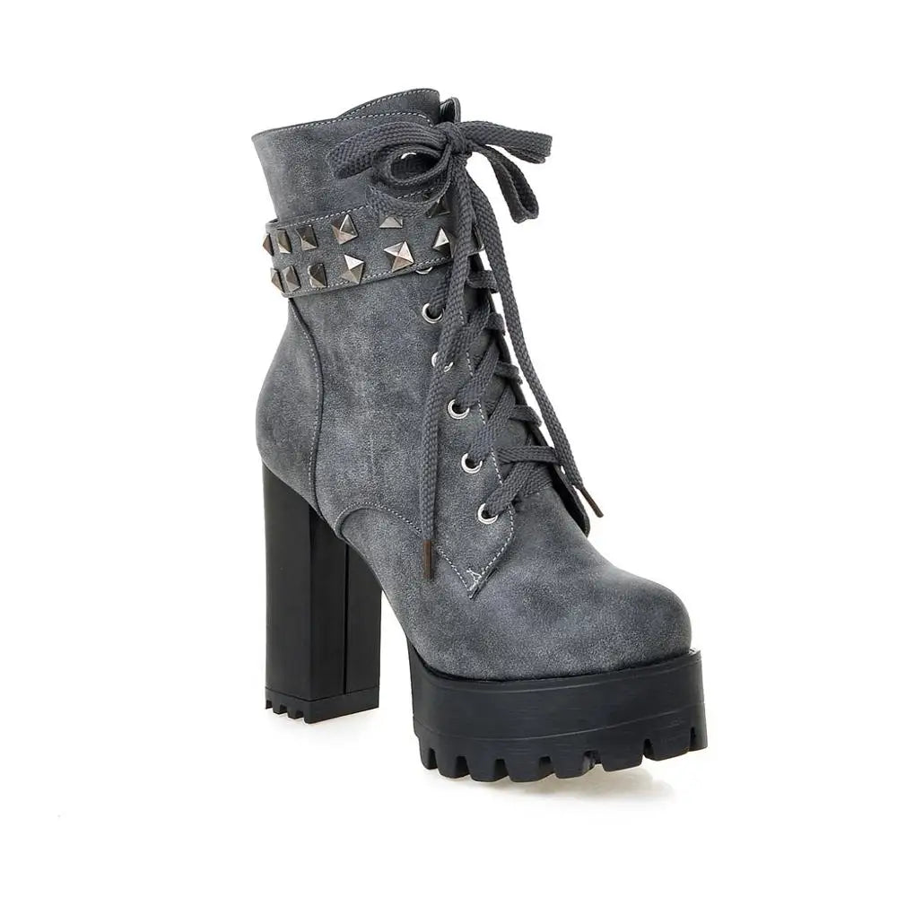 Buckled Up Baddie Boot Heels