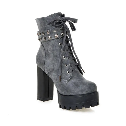 Buckled Up Baddie Boot Heels