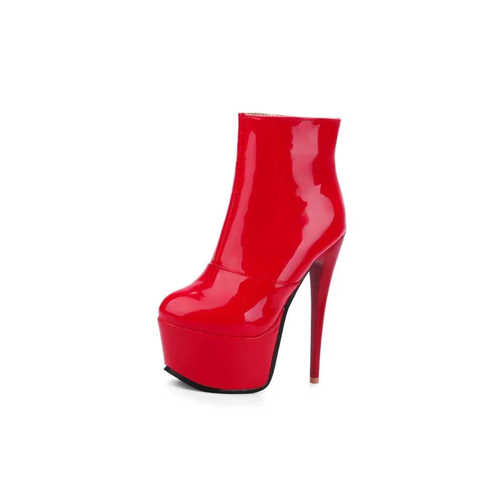 Retro Radio Star Ankle Boot Heels