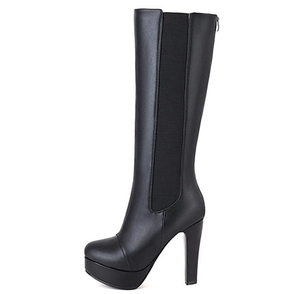 Bussin' Bussy Babe Knee High Boot Heels