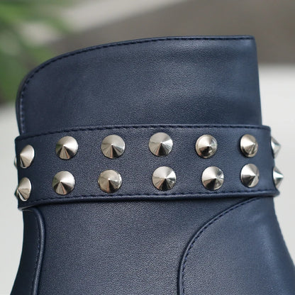 Super Galactic Stud Ankle Boot Heels