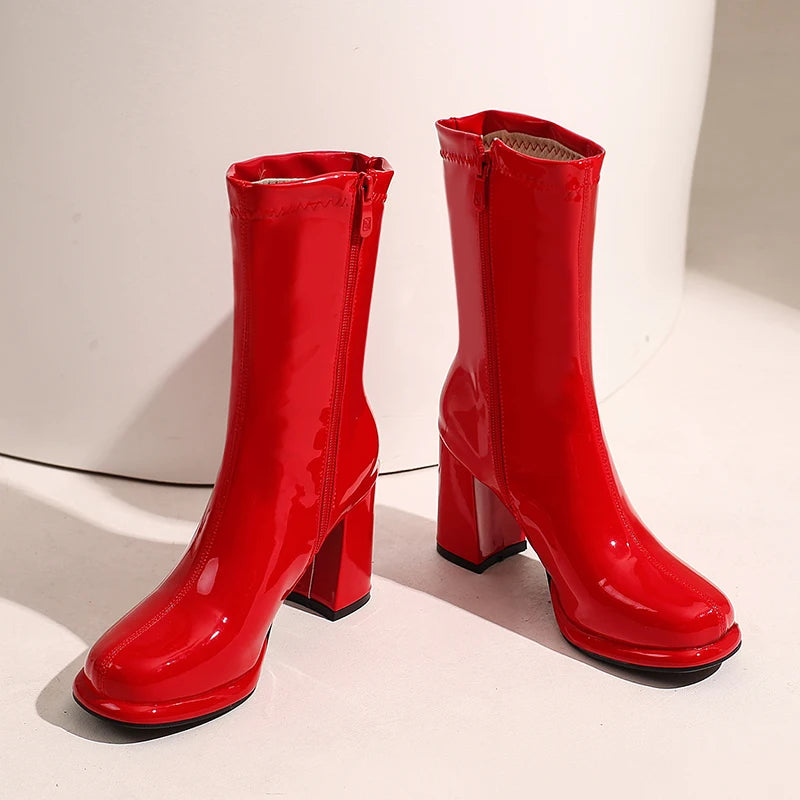 Call Me Candy Ankle Boot Heels