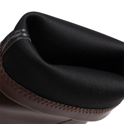 Shiny Chic Ankle Boot Heels