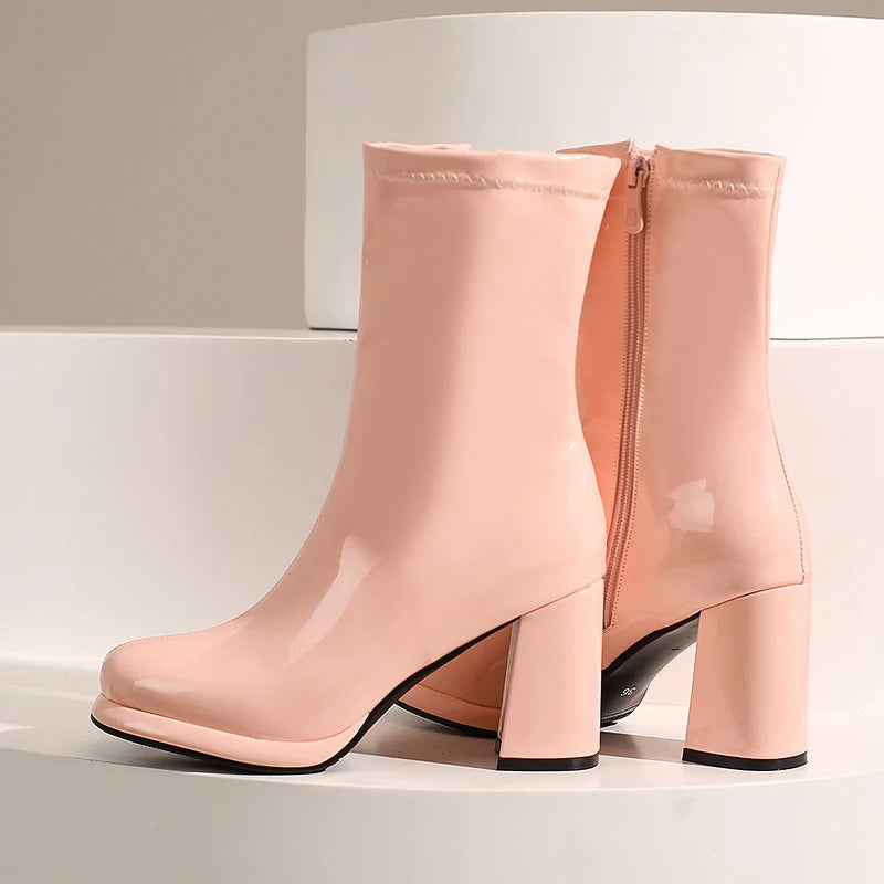 Call Me Candy Ankle Boot Heels