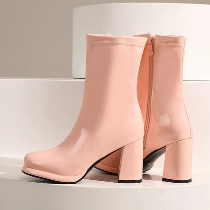Call Me Candy Ankle Boot Heels