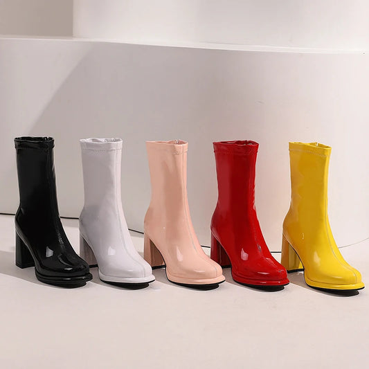 Call Me Candy Ankle Boot Heels