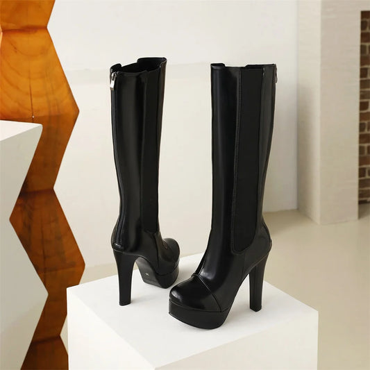 Bussin' Bussy Babe Knee High Boot Heels