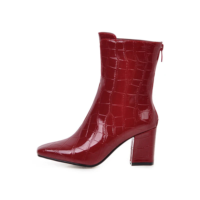 Slither Inside Ankle Boot Heels