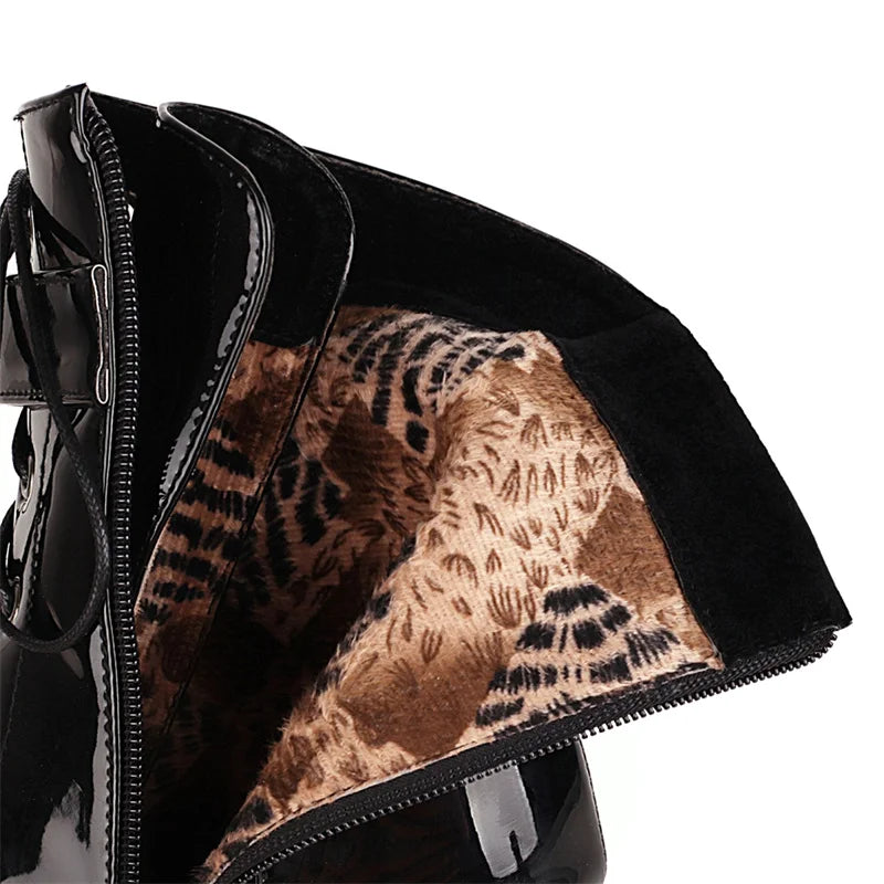 Bodacious Butterfly Buckle Ankle Boot Heels