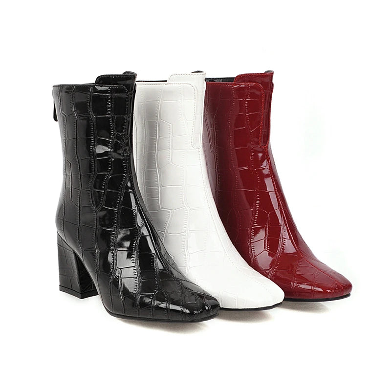 Slither Inside Ankle Boot Heels