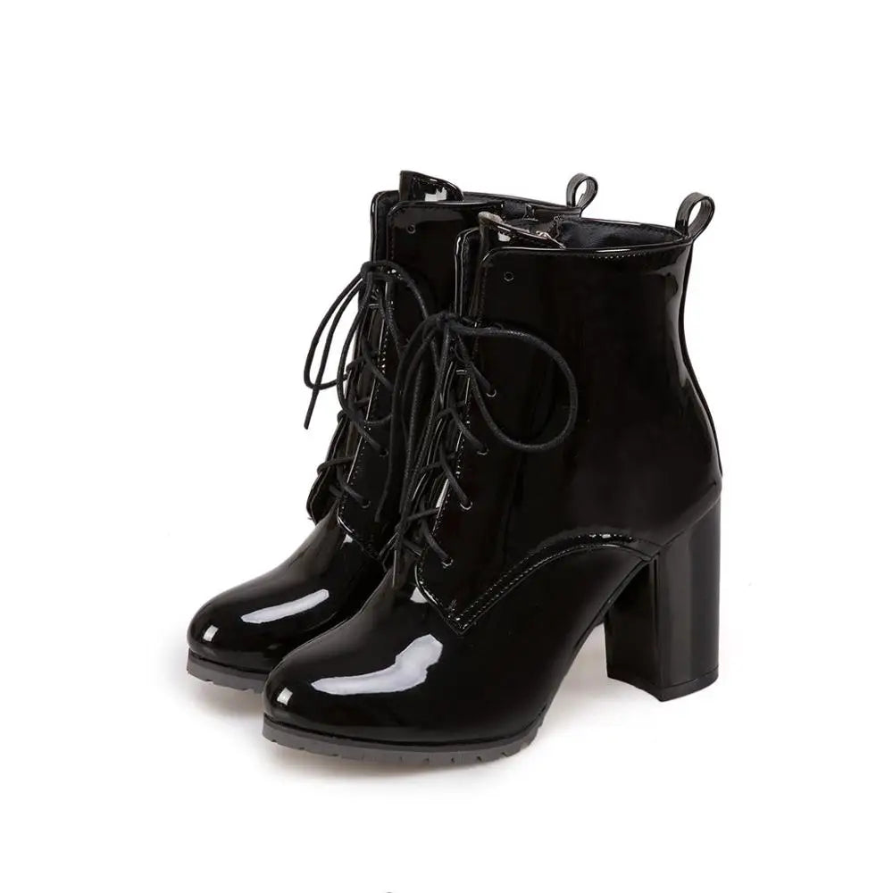 Cunty Candied Ankle Boot Heels