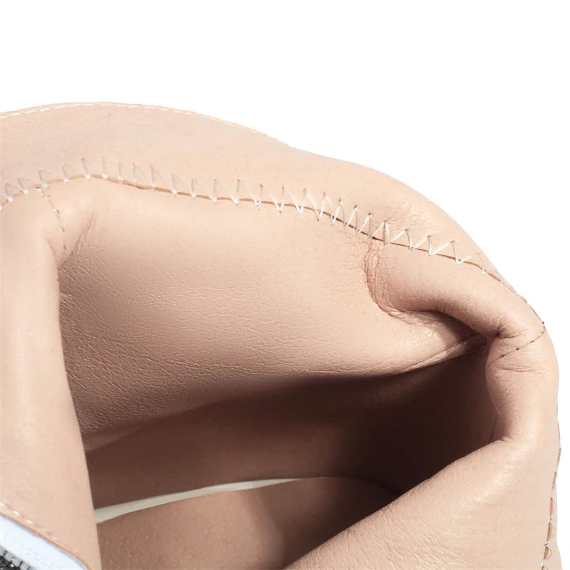 Living Luxury Peep Toe Ankle Boot Heels
