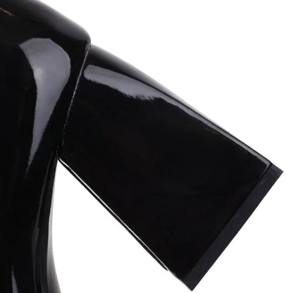 Boogie Boi Block Ankle Boot Heels
