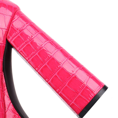 Gape Me Gator Platform Buckle Heels