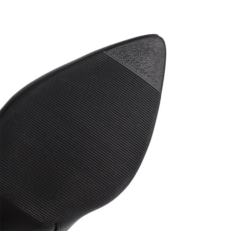 Slide In Slowly Mid Calf Boot Heels