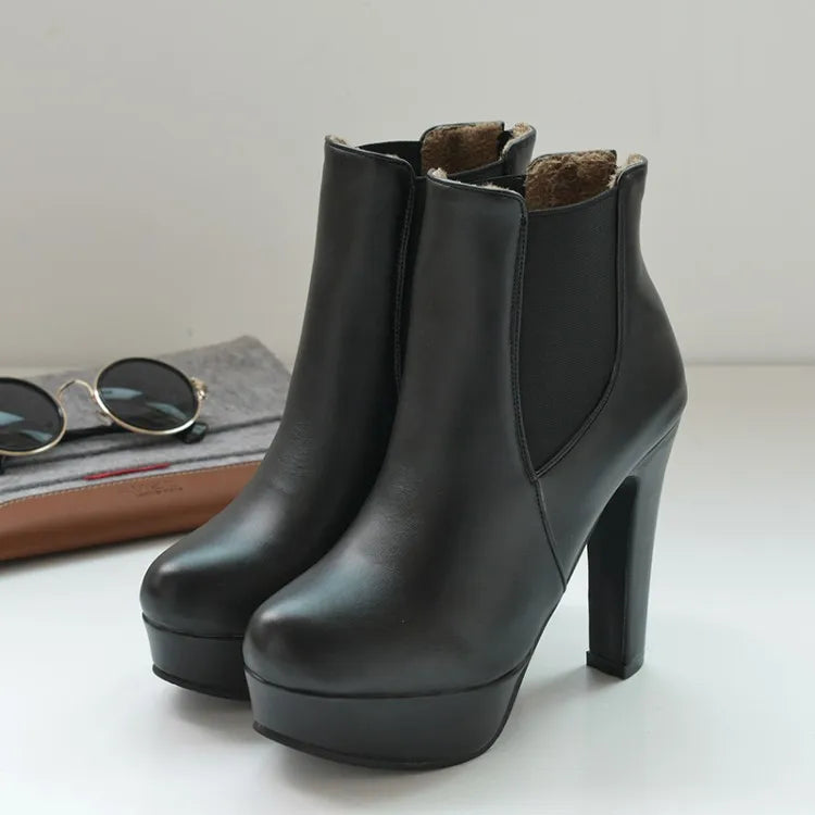 Business Baddie Ankle Boot Heels