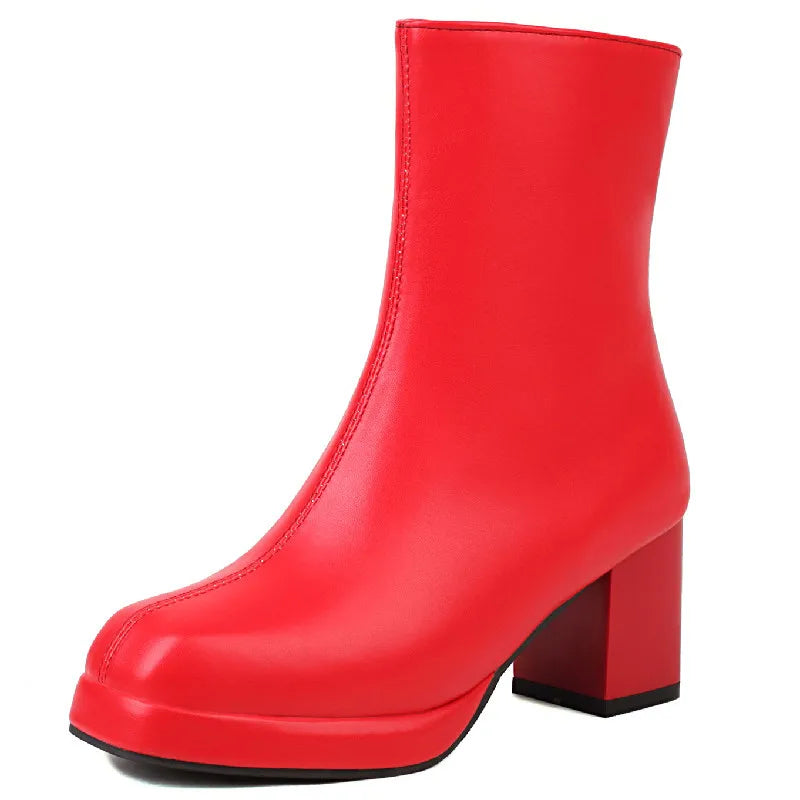 Late Nights In London Ankle Boot Heels