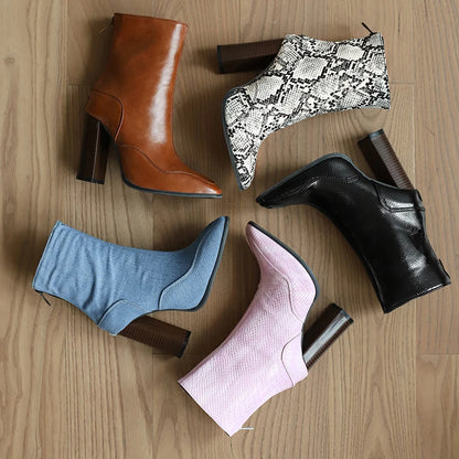 Strut And Stroll Ankle Boot Heels
