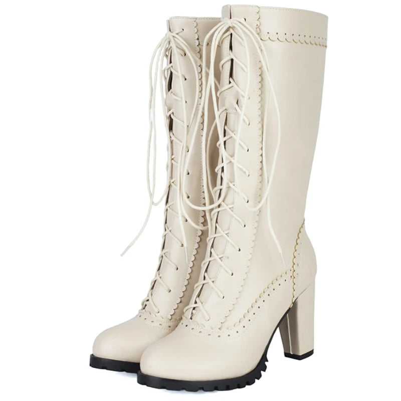 Ride 'Em Cowboi Knee High Boot Heels