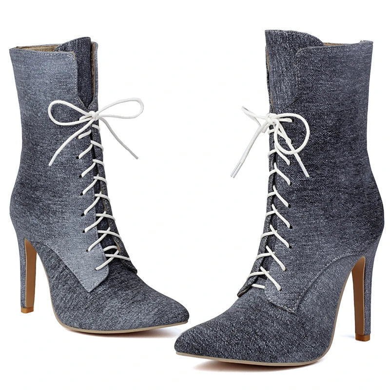 Jaunty Jean Ankle Boot Heels