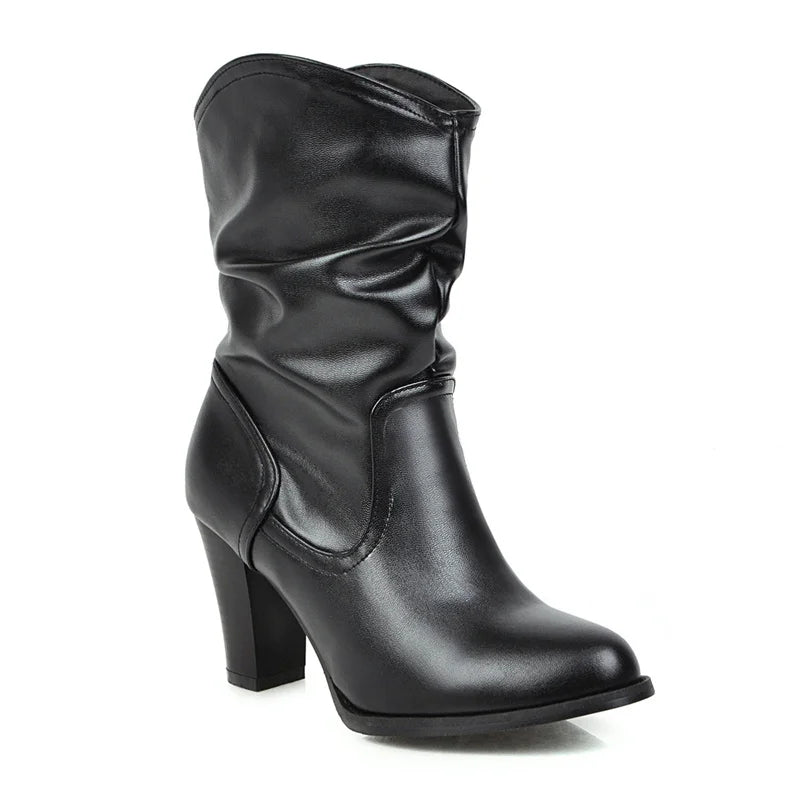 Cunty Country Cowboi Ankle Boot Heels