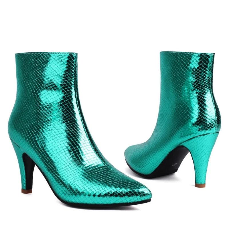 Disco Daddy Ankle Boot Heels