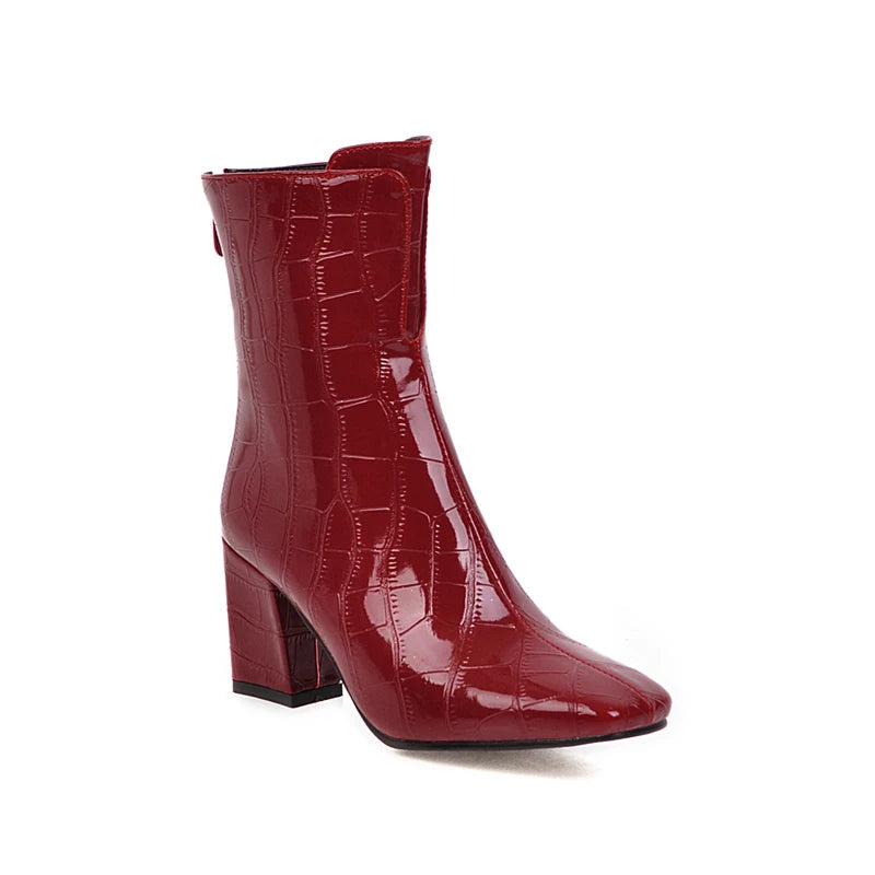 Slither Inside Ankle Boot Heels