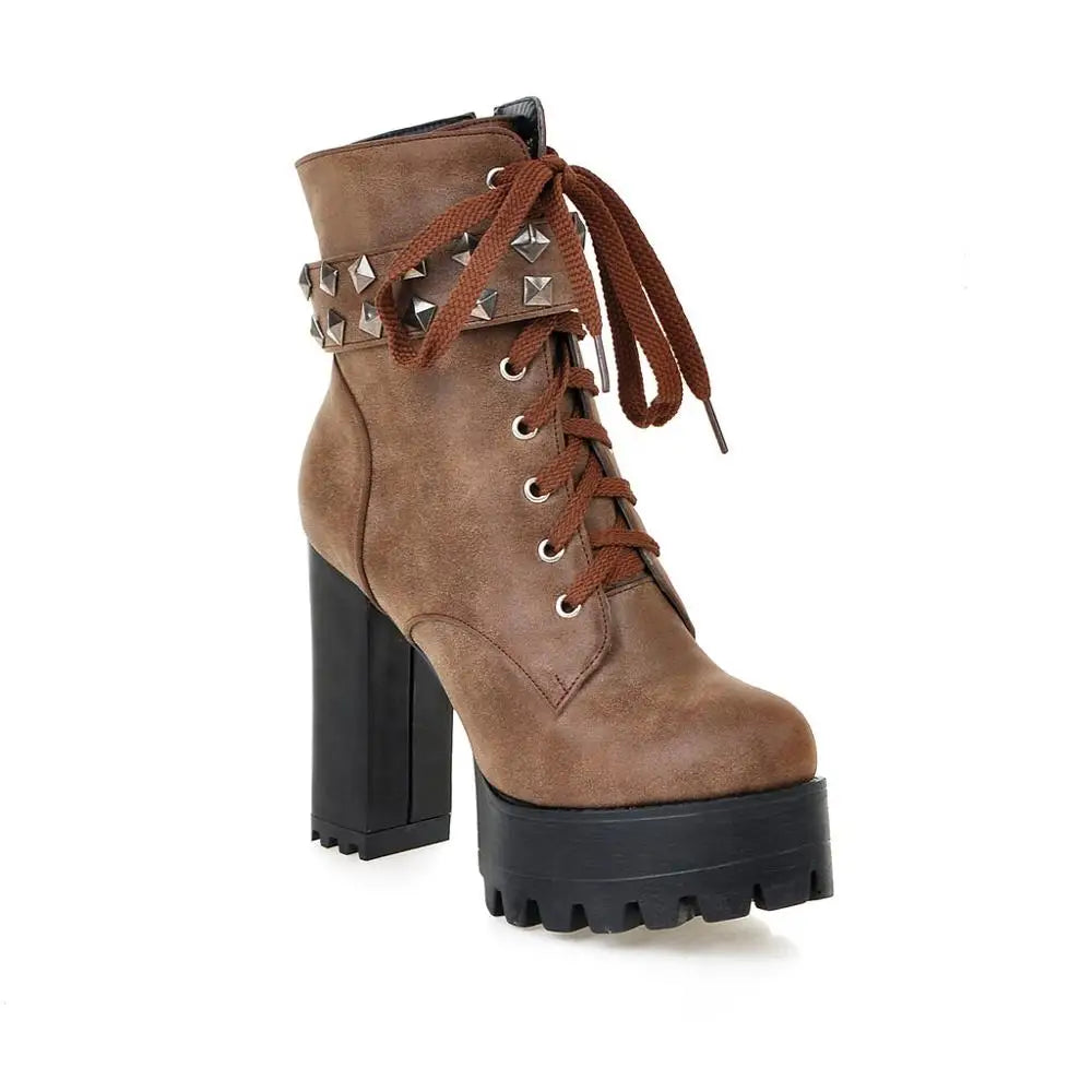 Buckled Up Baddie Boot Heels
