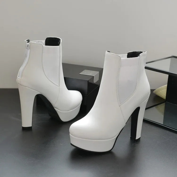 Business Baddie Ankle Boot Heels