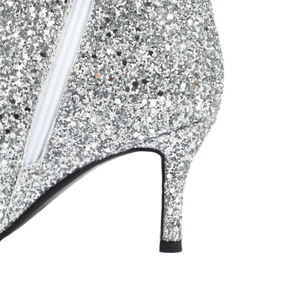 Living Luxury Peep Toe Ankle Boot Heels