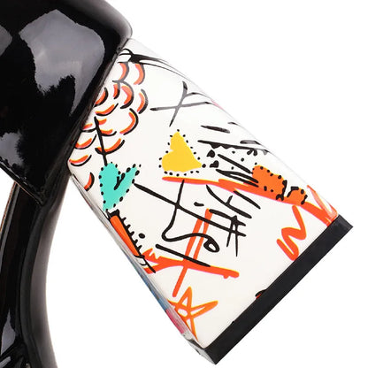 Sketchbook Boi Ankle Strap Sandal Heels