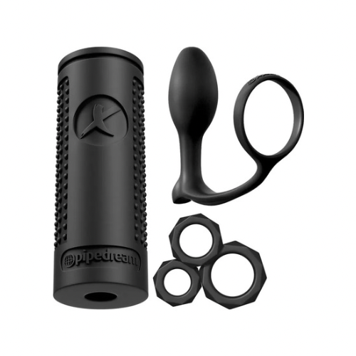 PDX Elite Ass-Gasm Explosion Kit Silicone Black