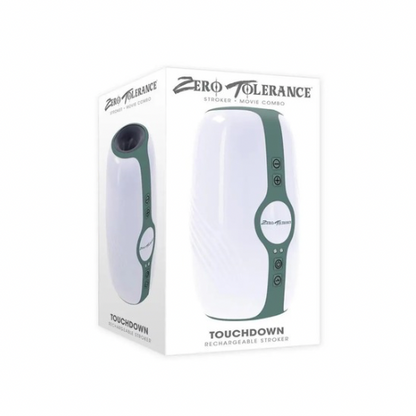 Zero Tolerance Touchdown Rechargeable Silicone Vibrating Tightening Stroker