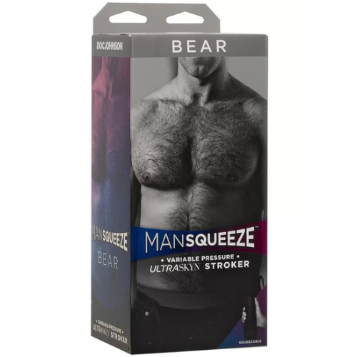 Man Squeeze Bear UltraSkyn Stroker Realistic Anus