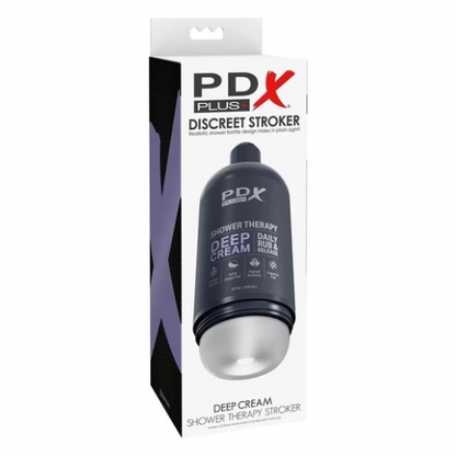 PDX Plus Shower Therapy Deep Cream Discreet Stroker