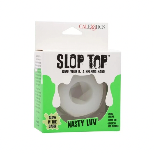 Slop Top Nasty Luv Silicone Dual Entry White